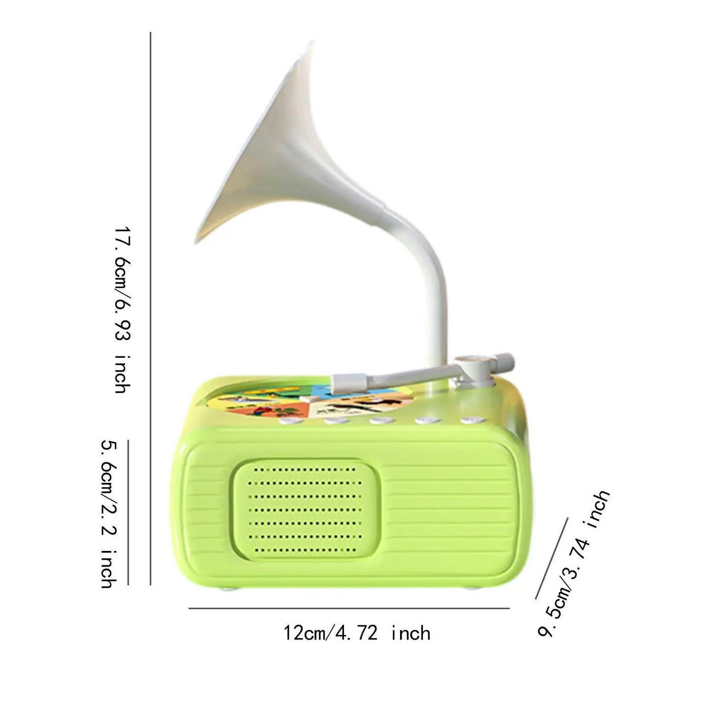 🎶Kids Phonograph with 99 Cards - Early Education Phonograph Story Machine