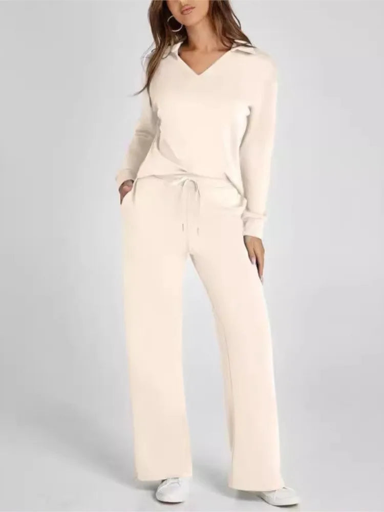 Women's Fall Transition 2-Piece Set - Breathable & Wrinkle Resistant Sweatsuits Sets