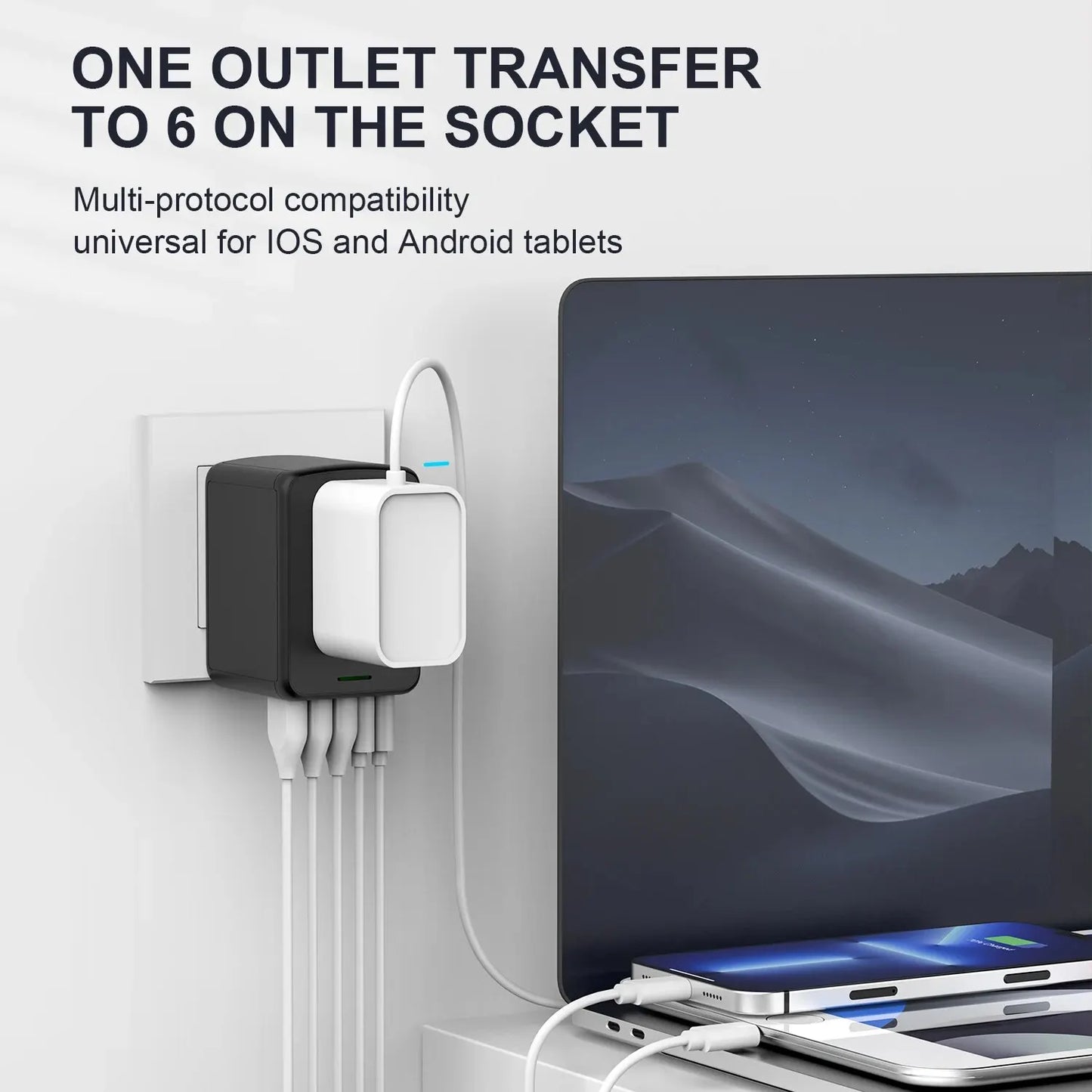 Multifunctional travel charger converter