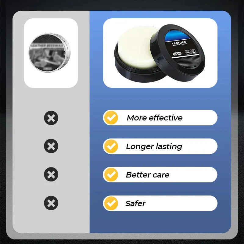 Leader cleaning and care cream &Cleaning paste for leather care