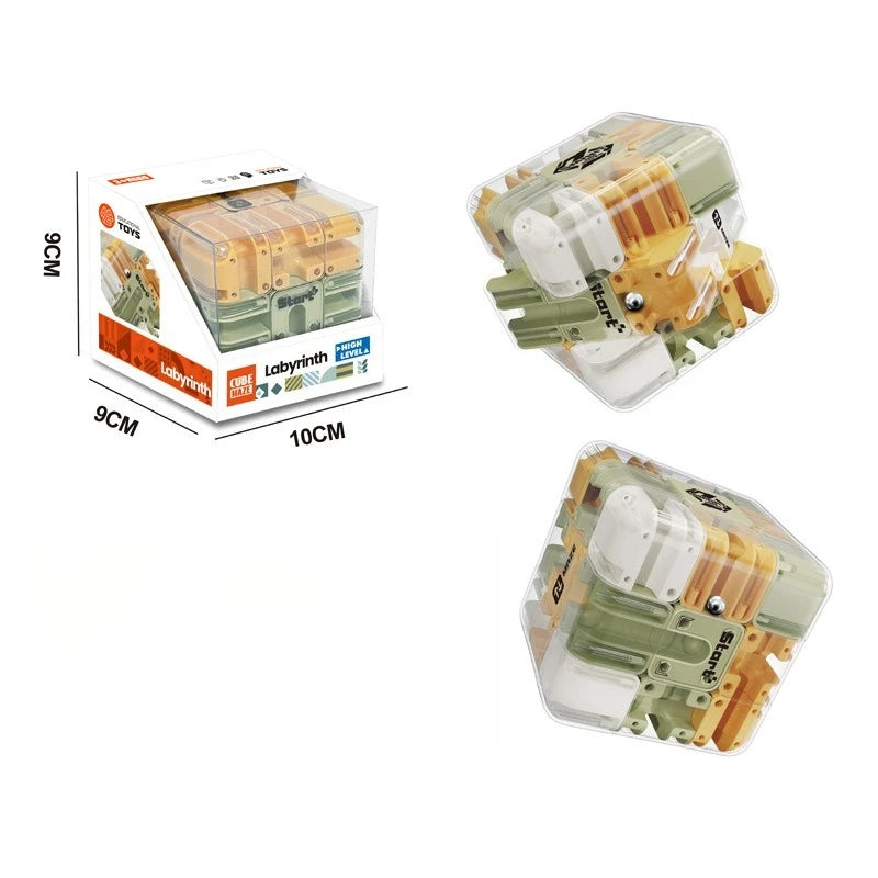 Large Labyrinth 3D Puzzle Maze Cube - Engaging Brain Teaser Toy