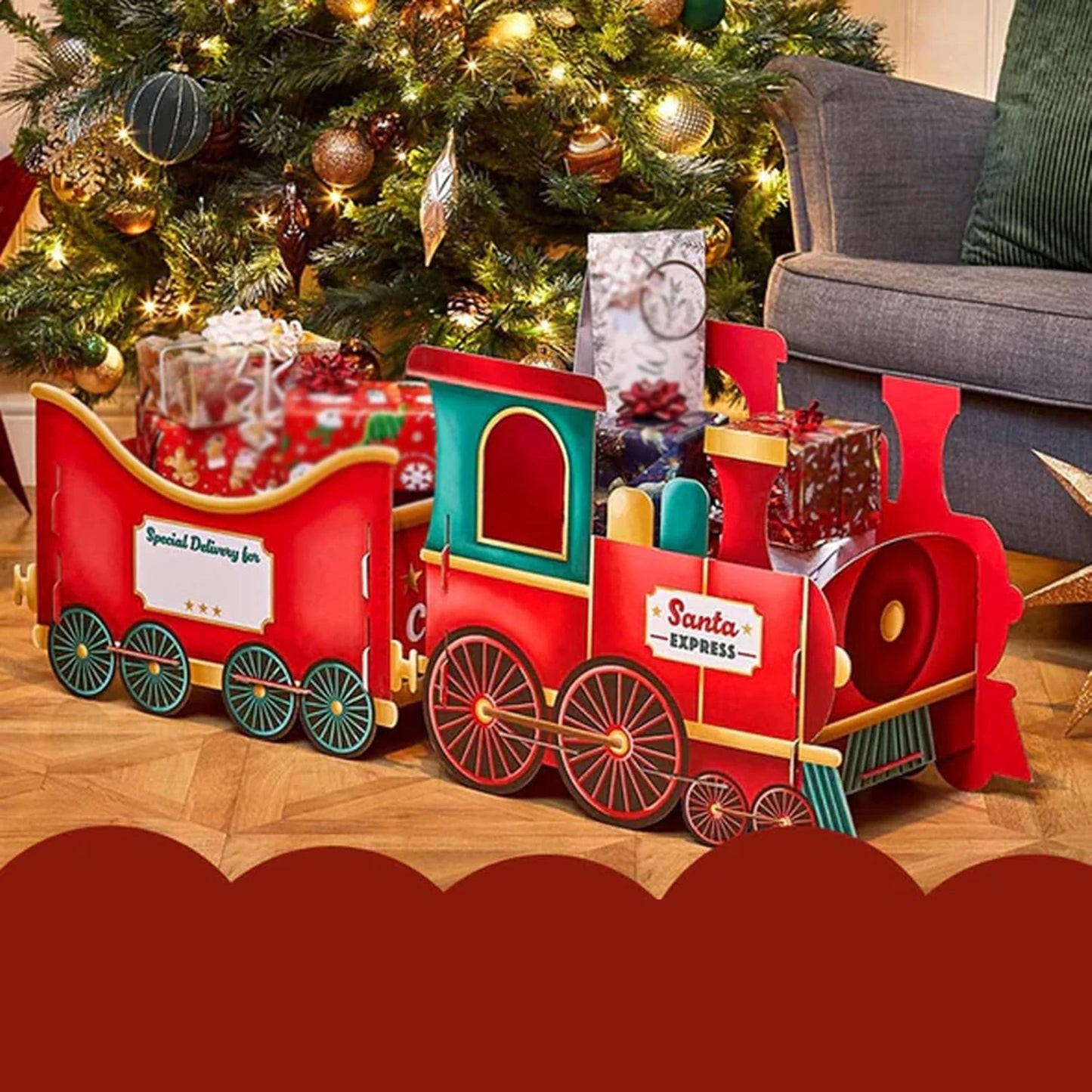 Santa’s Gift Train — Deliver Holiday Cheer in Style!