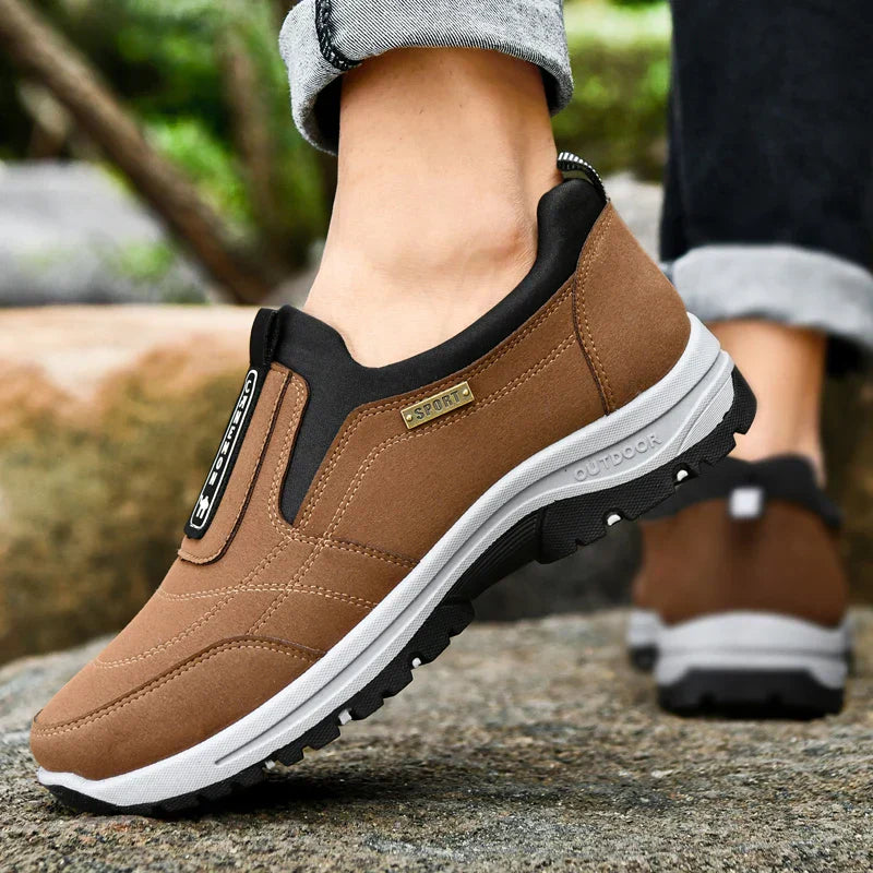 Men's Comfortable Waterproof Breathable Orthopedic Walking Shoes Hiking Shoes