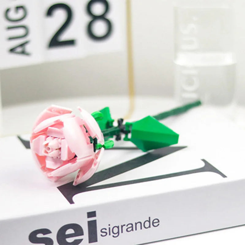 Flower Bouquet Advent Calendar Building Blocks – Christmas Countdown Blind Box