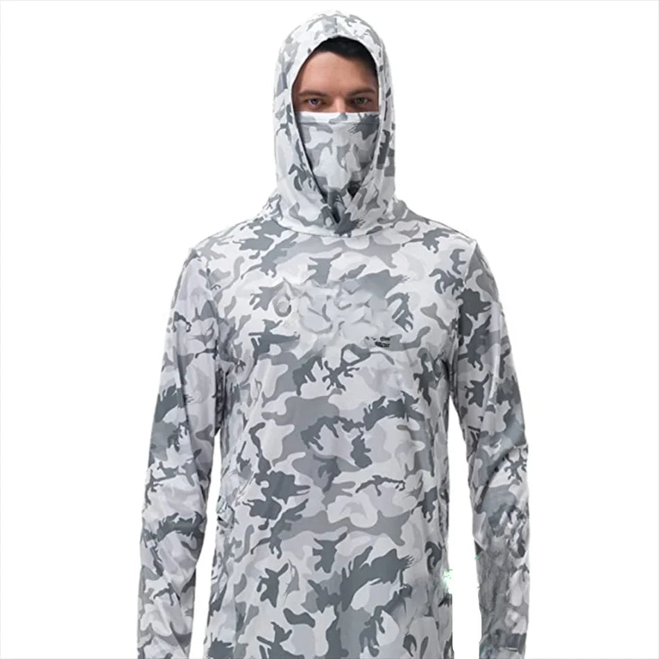 Outdoor activity essential—hooded mask integrated design