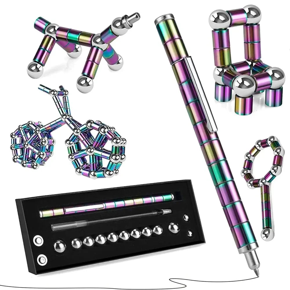 Magnet Fingertip Toy Pen — Relax & Focus