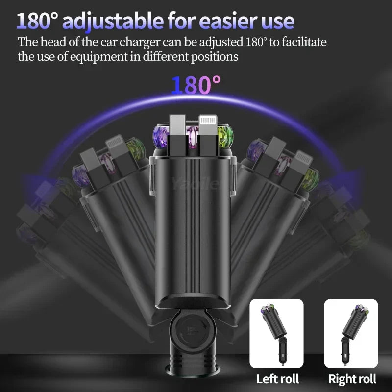 Starlight Retractable Car Charger