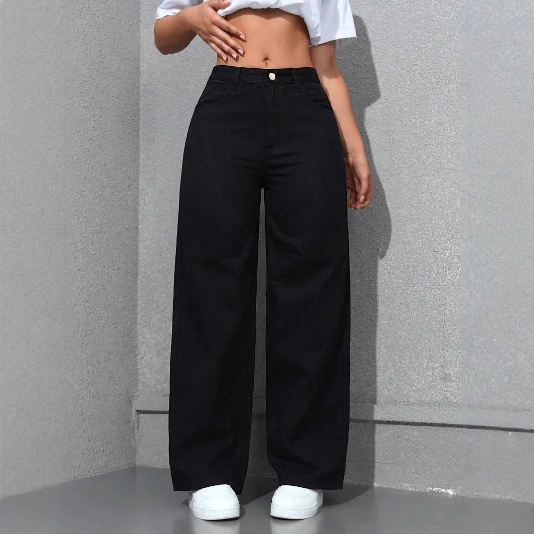 Jeans Women Vintage Wide Leg Pants