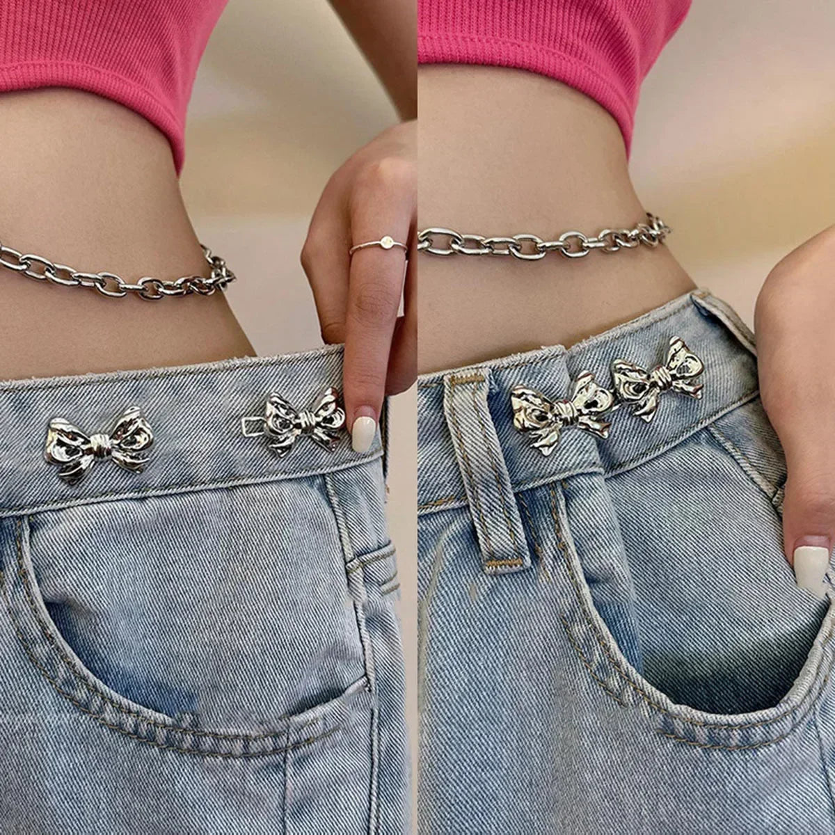 Detachable Decorative Waist Buckles 2pcs
