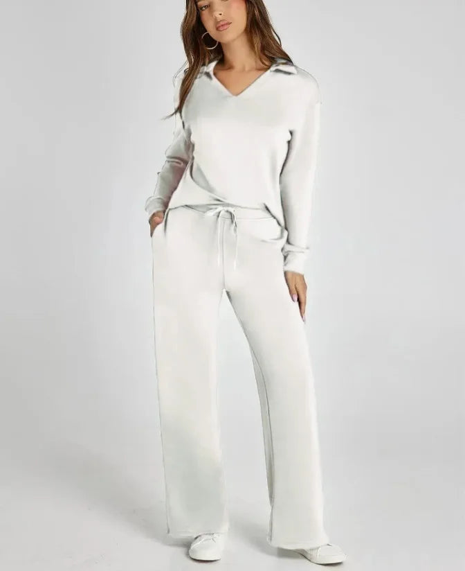 Women's Fall Transition 2-Piece Set - Breathable & Wrinkle Resistant Sweatsuits Sets