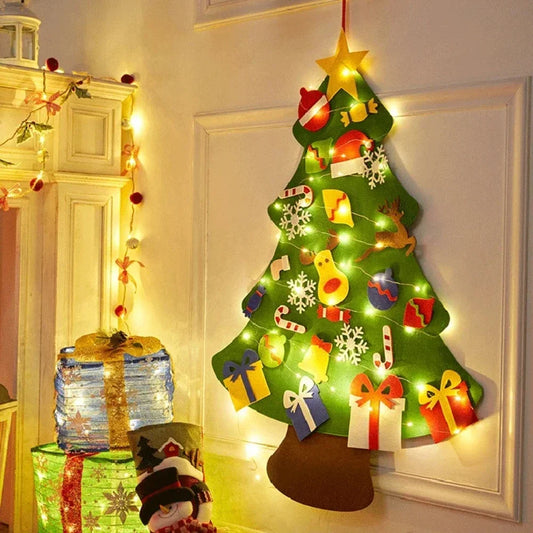 Everized Interactive Felt Christmas Tree for Kids