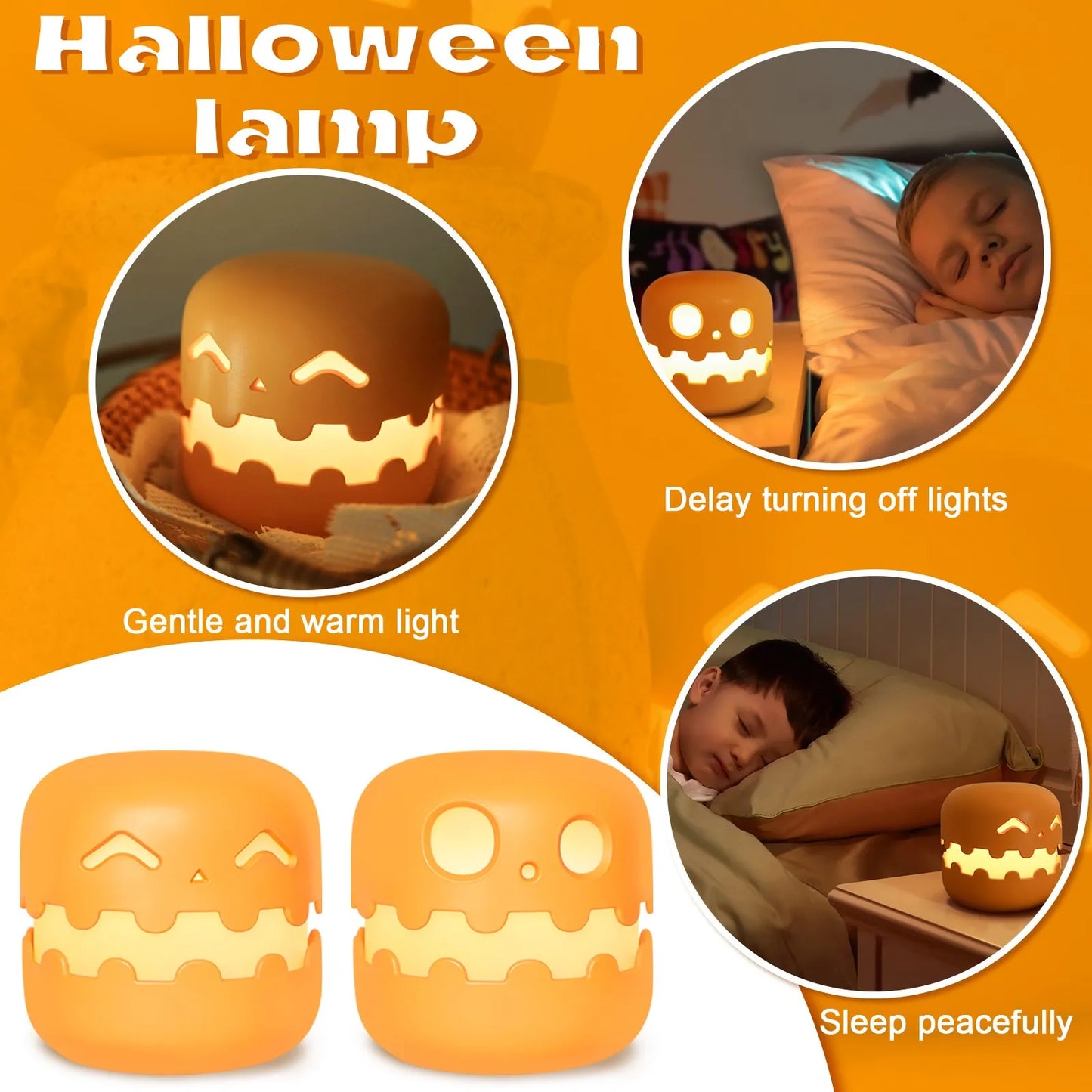 Pumpkin Night Light - Fun and Creative Gift,