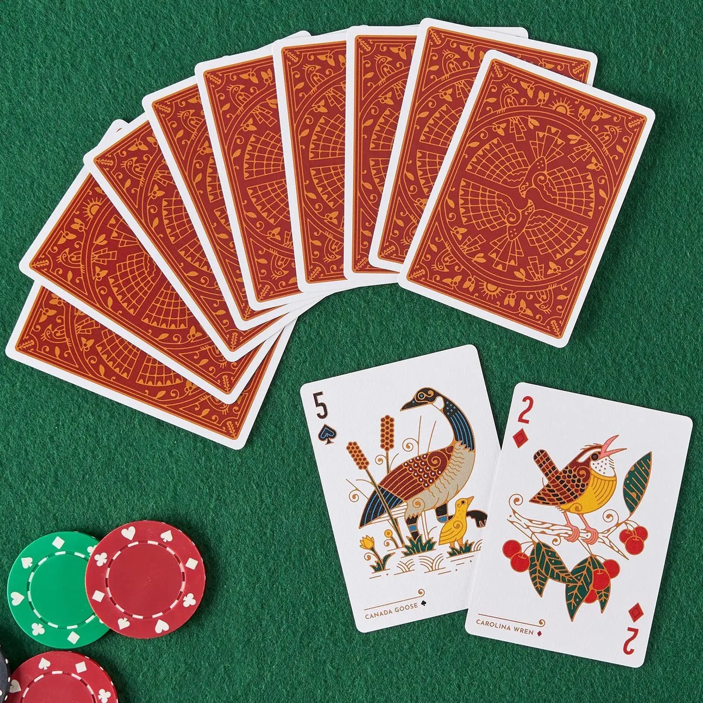 North American Birds Playing Cards