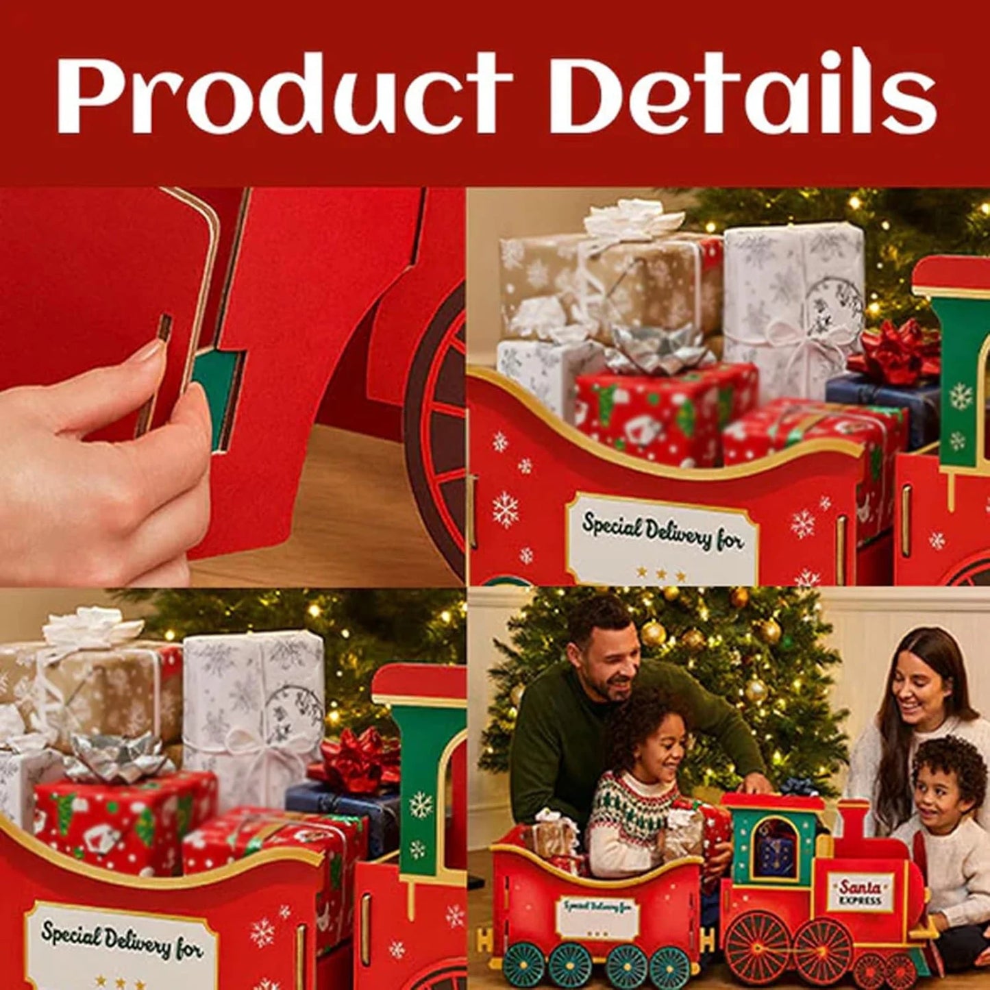 Santa’s Gift Train — Deliver Holiday Cheer in Style!