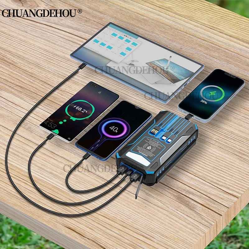 Outdoor Foldable Solar Large Capacity Charger Mobile Power Bank