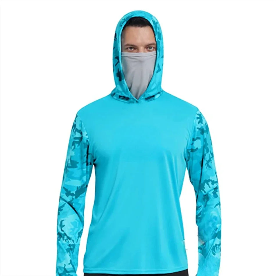 Outdoor activity essential—hooded mask integrated design