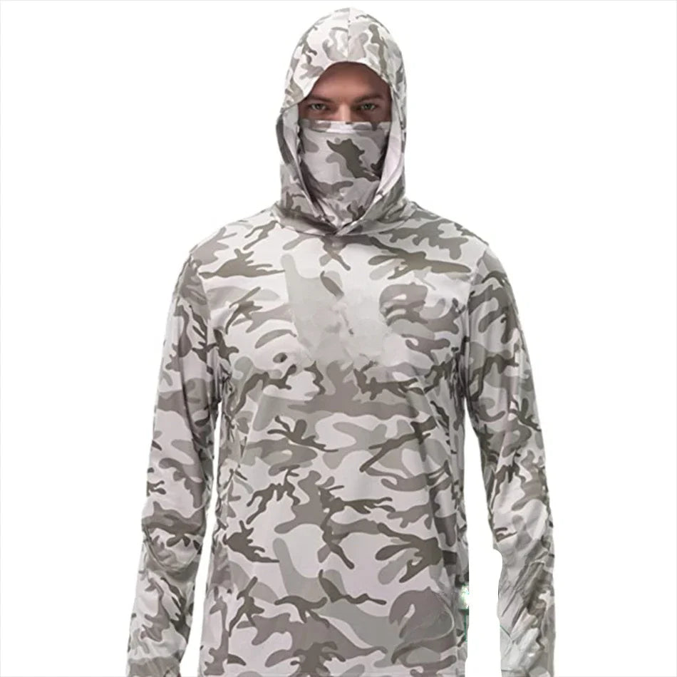 Outdoor activity essential—hooded mask integrated design