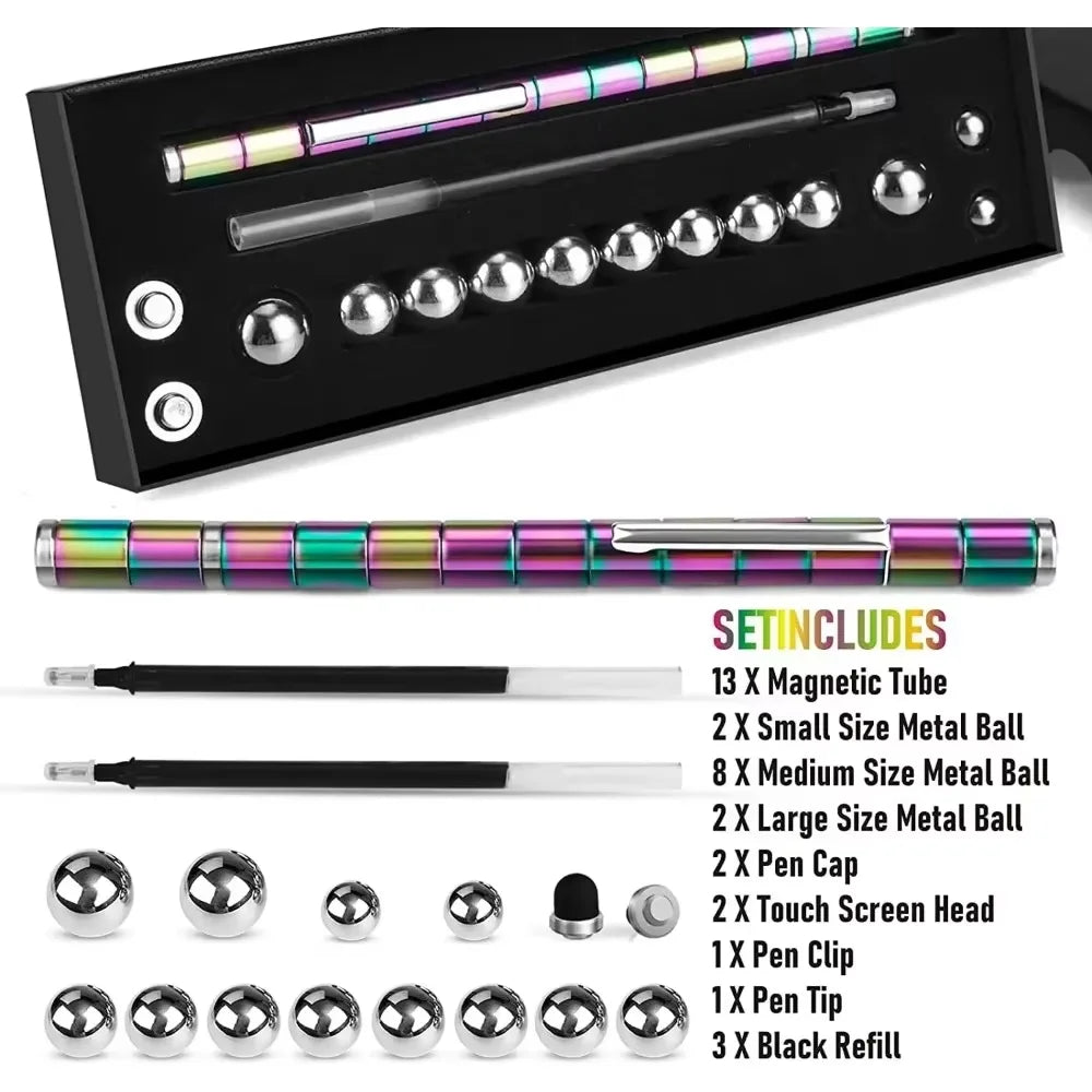 Magnet Fingertip Toy Pen — Relax & Focus