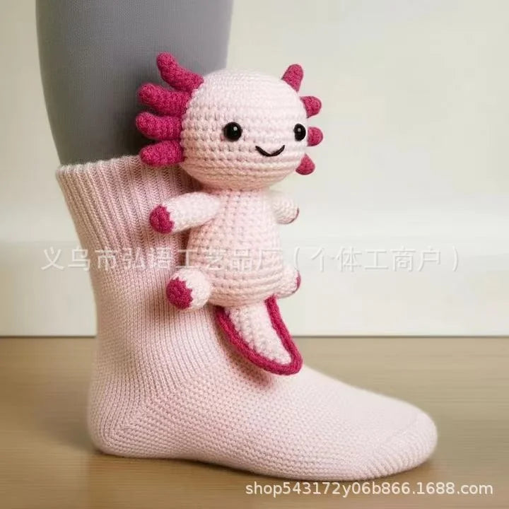 3D Knit Animal Socks