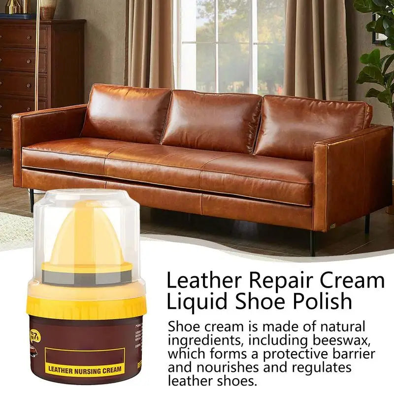 Leather Repair Cream Liquid Shoe Polish