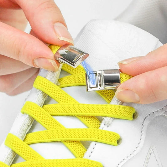 Magnetic Lazy Shoelace Metal Buckle