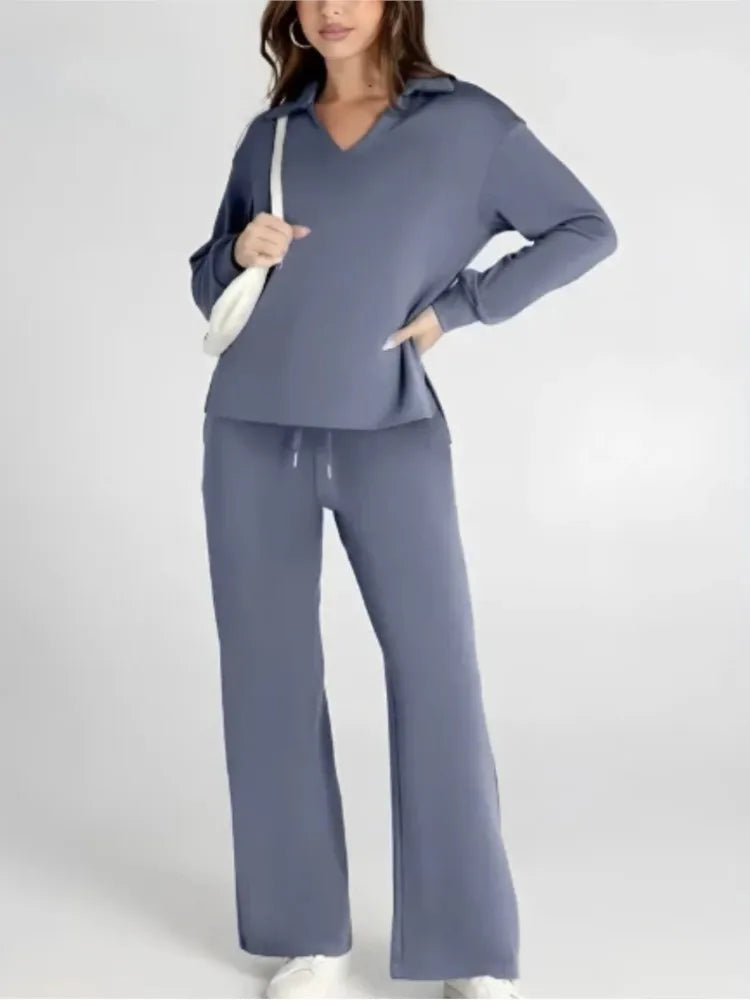 Women's Fall Transition 2-Piece Set - Breathable & Wrinkle Resistant Sweatsuits Sets