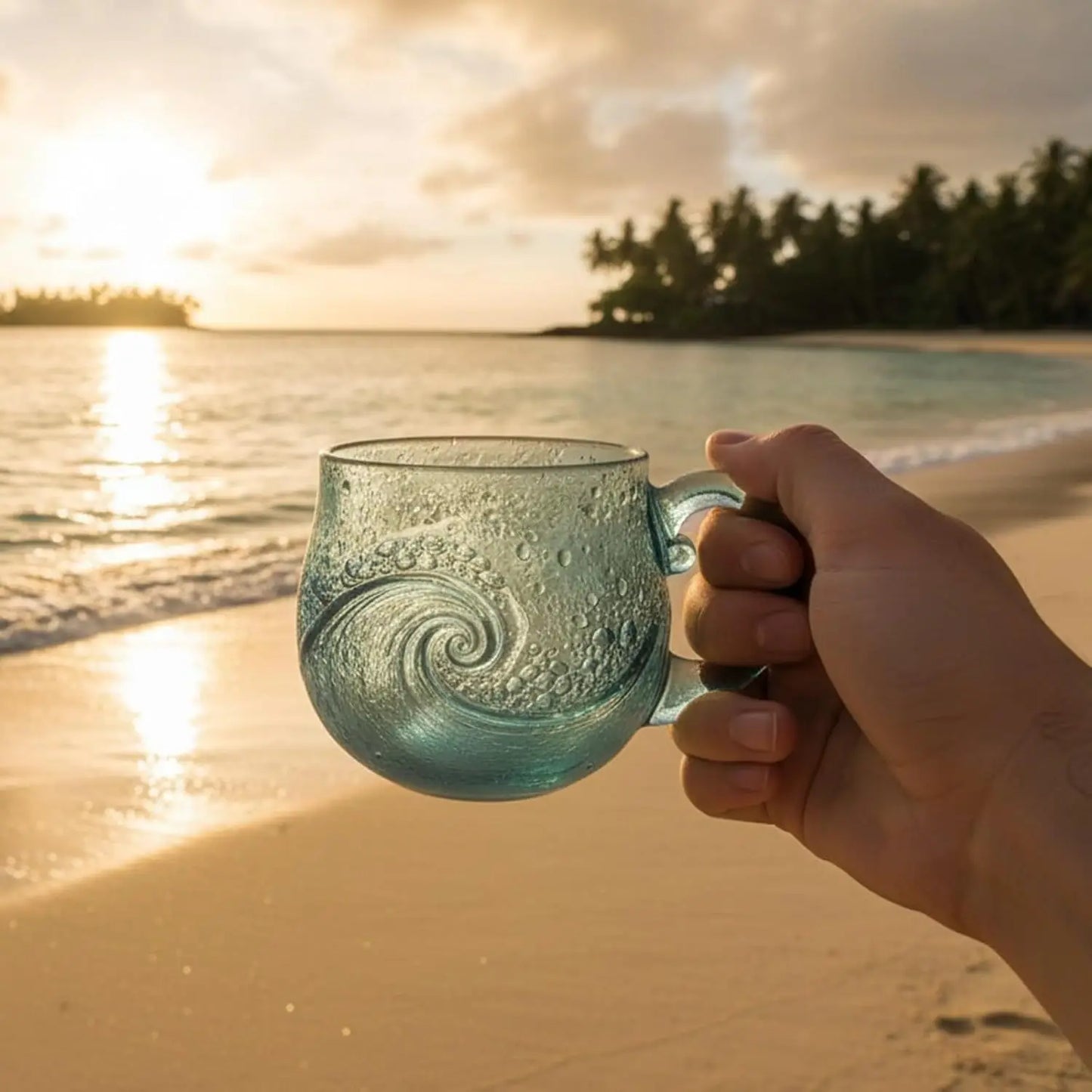 Sea Glass Wave Mug