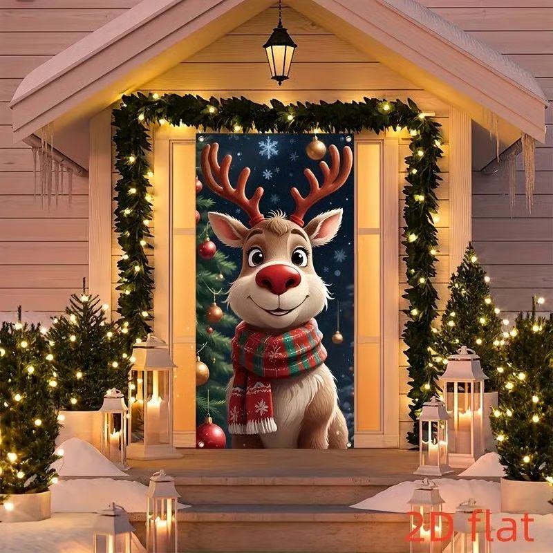 Santa Claus Door Frame Banner