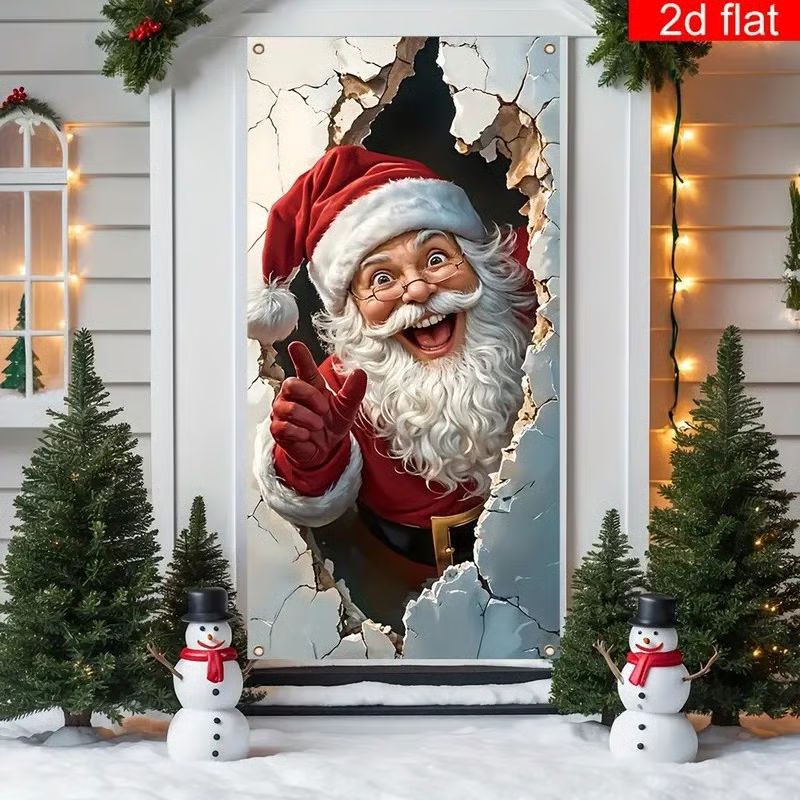 Santa Claus Door Frame Banner