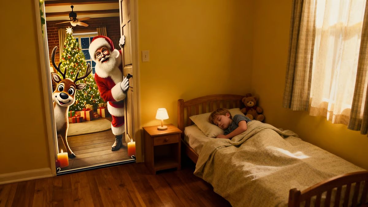 Santa Claus Door Frame Banner