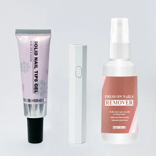 Magic Solid Nail Glue Kit 3-In-1 Nail Art Kits 1