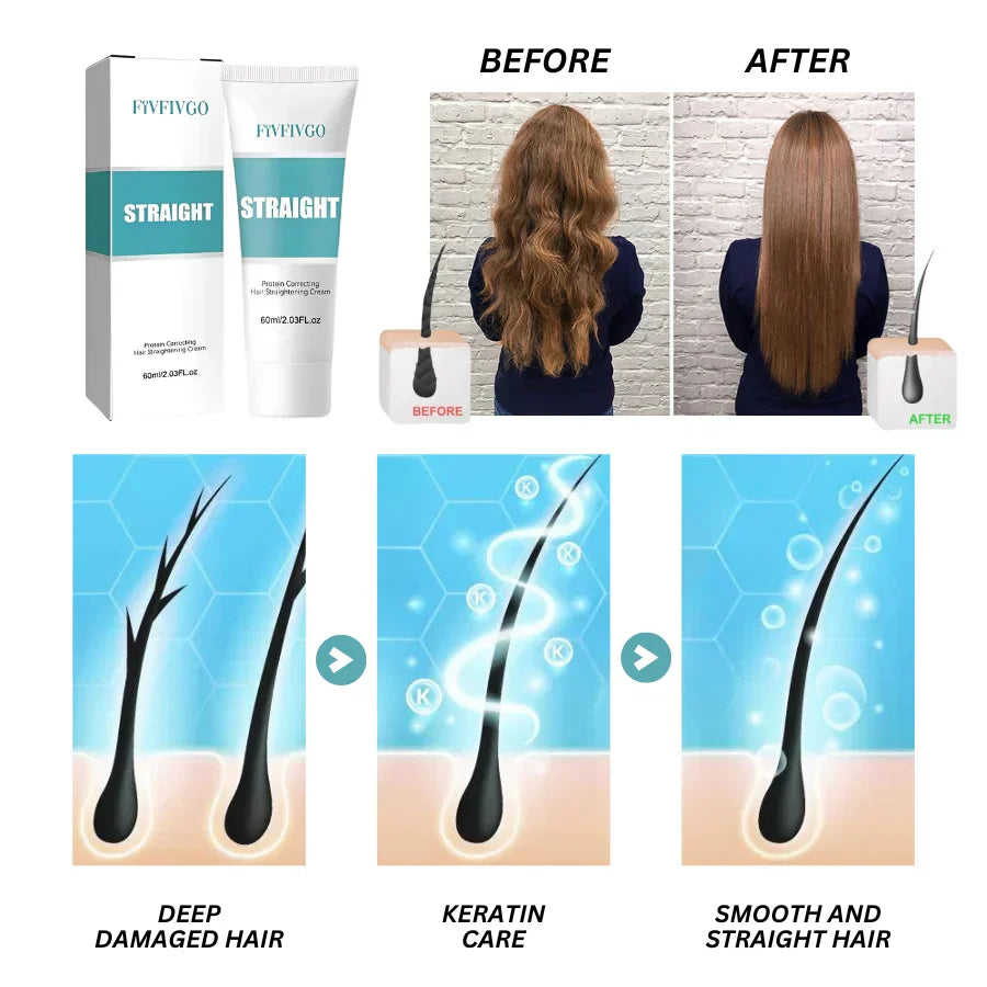 Keratin Correcting Hair Straightening Cream